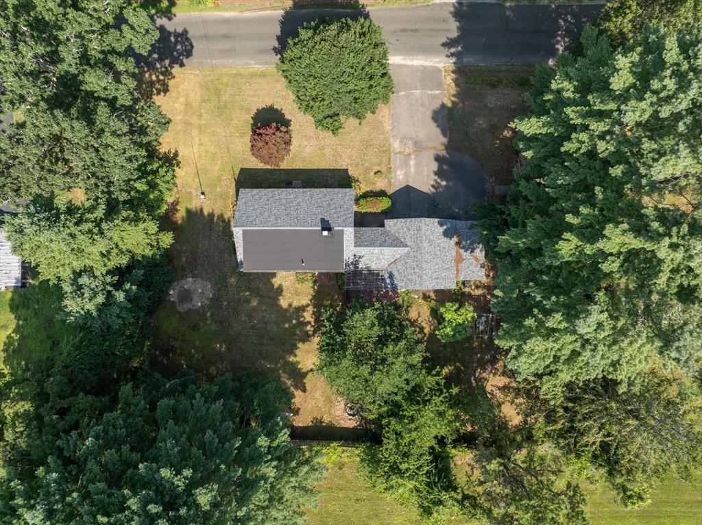 58 Bennett Road Hampden, MA 01036 - Photo 40 of 41 an aerial view of house with yard and outdoor seating