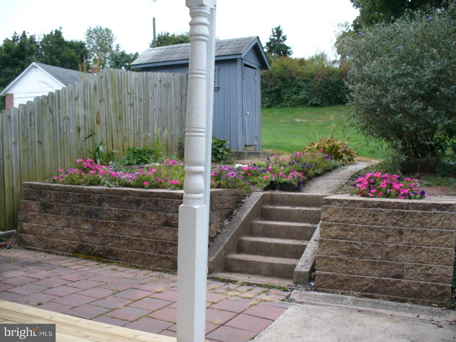 408 South Main Street Spring City, PA 19475 - Photo 14 of 16 Rear patio gardens in Spring