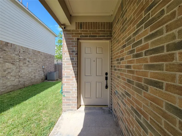 a view of a door