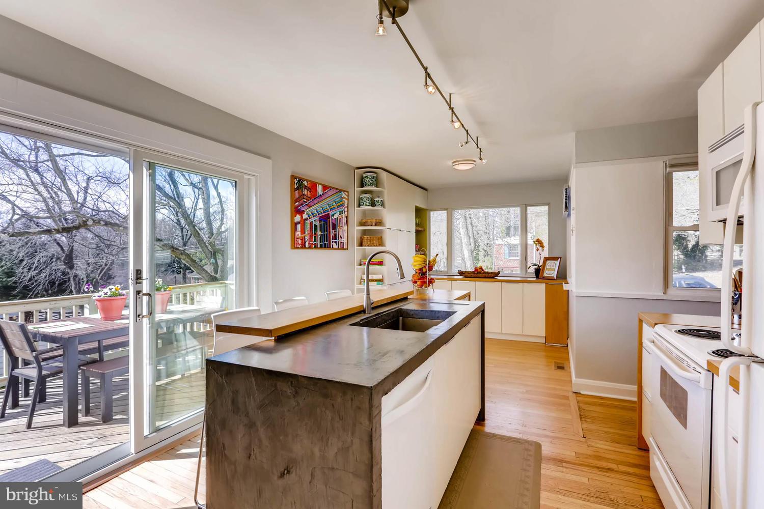 407 Terrace Way Baltimore, MD 21204 - Photo 10 of 28 Contemporary kitchen, cement and butcher blk