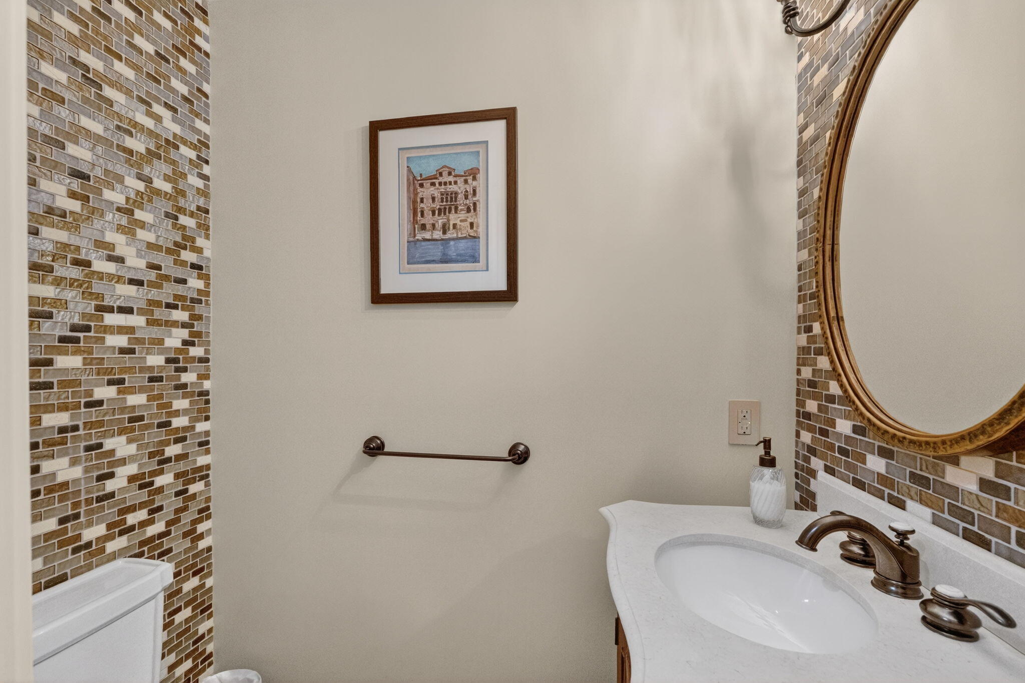 5212 Foxpointe Circle Delray Beach, FL 33445 - Photo 41 of 89 a bathroom with a sink and a mirror