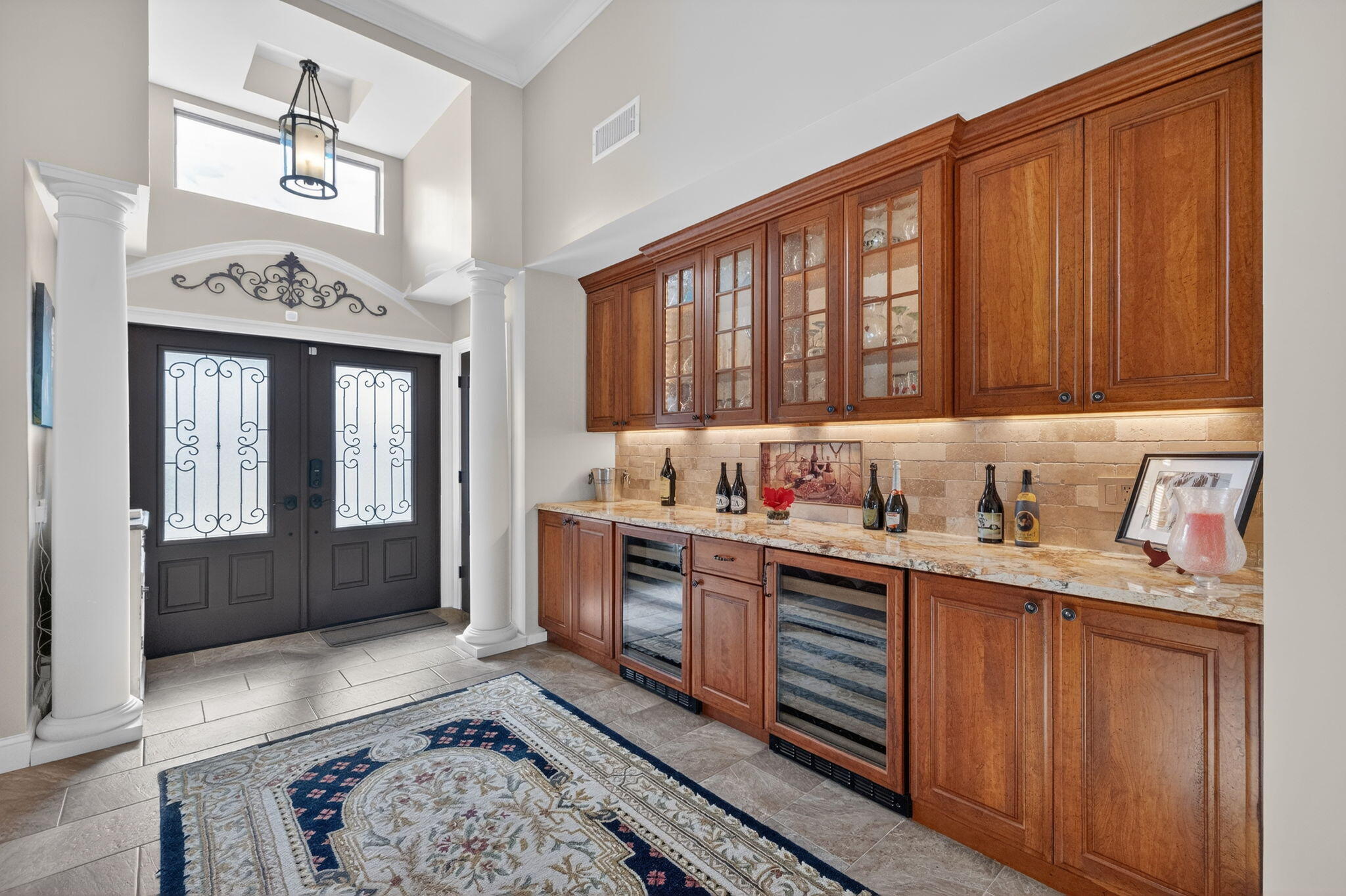 5212 Foxpointe Circle Delray Beach, FL 33445 - Photo 6 of 89 a kitchen with stainless steel appliances granite countertop a stove top oven a sink dishwasher and cabinets with wooden floor