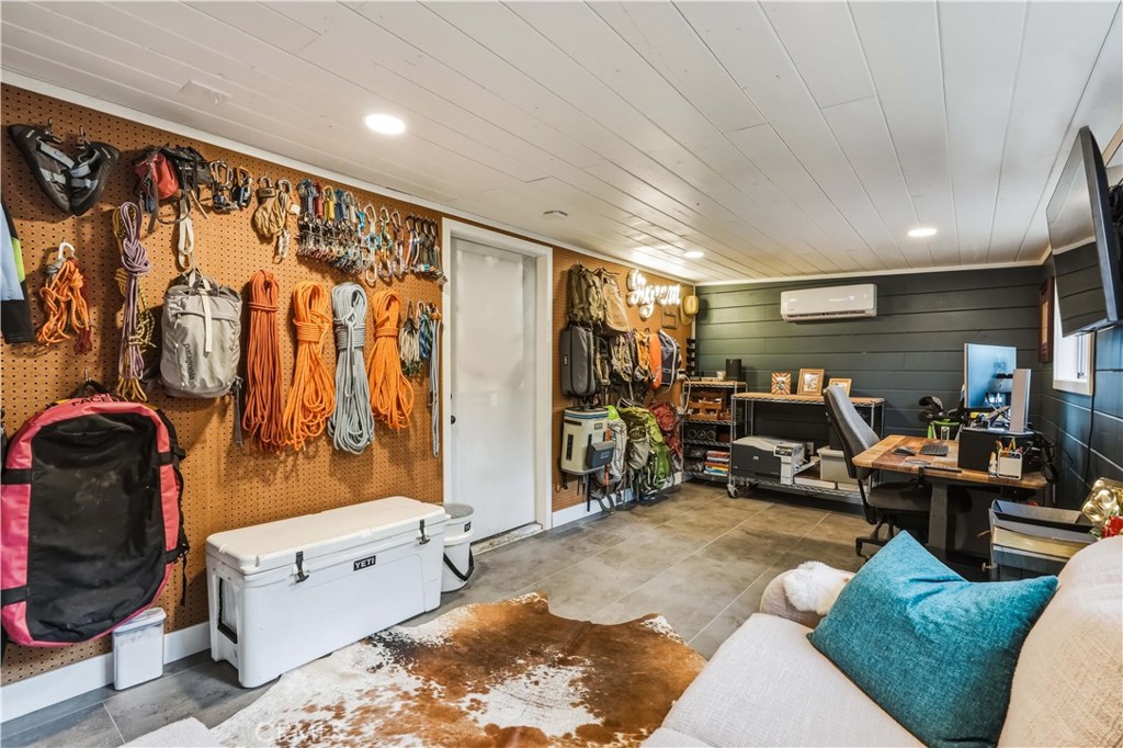 2028 Chesson Street Duarte, CA 91010 - Photo 37 of 66 200 sq ft detached office, insulated with a mini-split AC, wrapped in tongue-and-groove shiplap