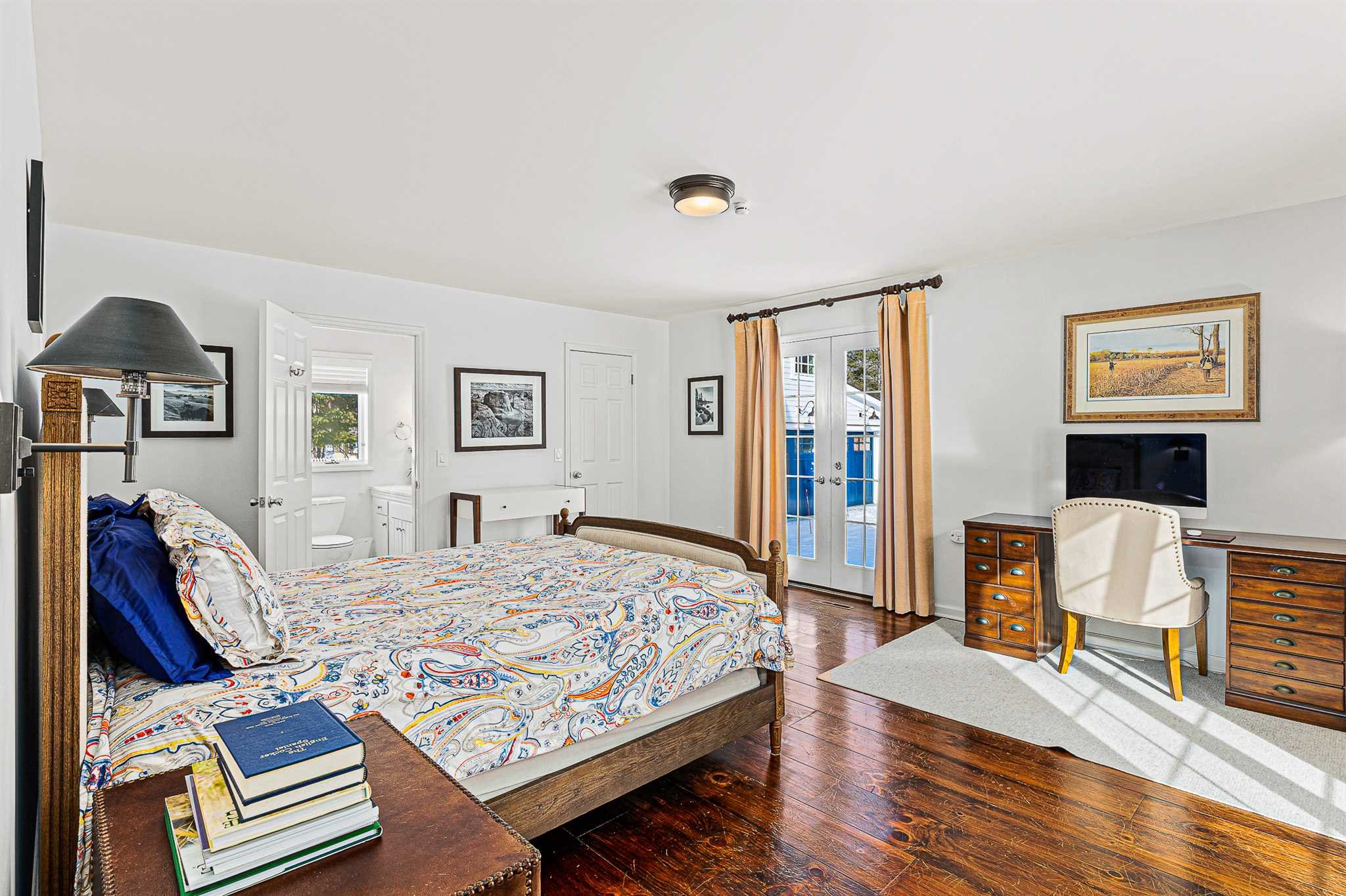 49 Linden Lane Millbrook, NY 12545 - Photo 17 of 29 a bedroom with a bed and wooden floor