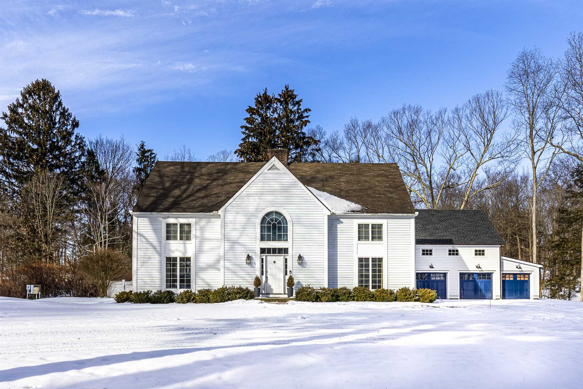 49 Linden Lane Millbrook, NY 12545 - Photo 3 of 29 a view of a white house with a large tree