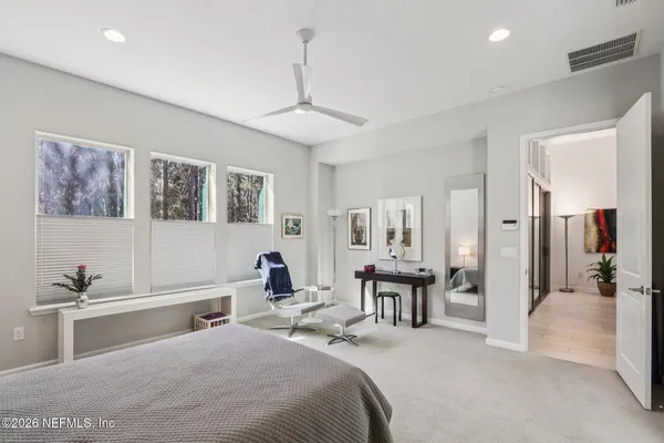 a very nice looking room with a large window