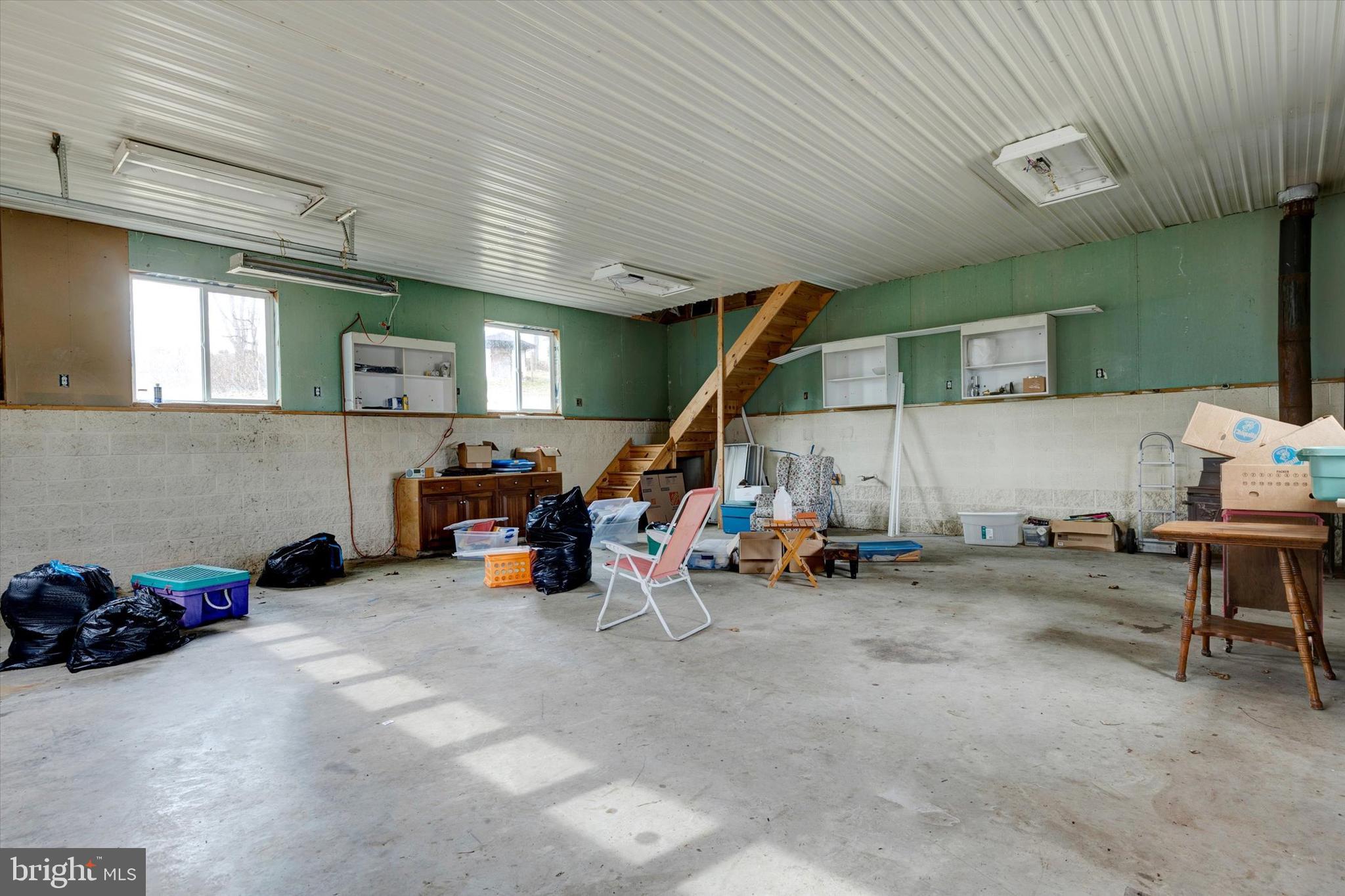 474 Mt Olivet Church Road Fawn Grove, PA 17321 - Photo 35 of 40 Large Garage Interior