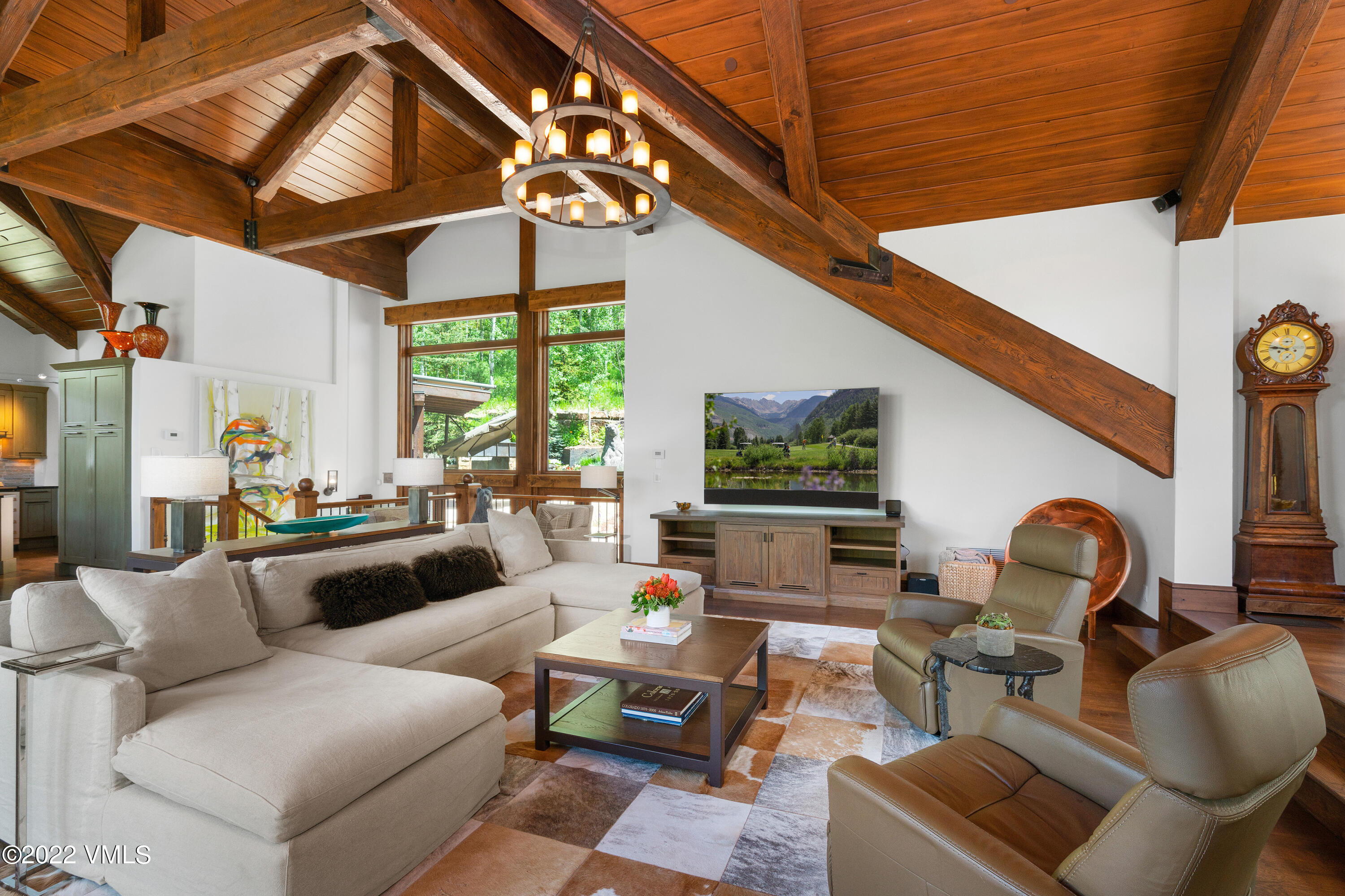 1250 Westhaven Circle Vail, CO 81657 - Photo 13 of 53 a living room with furniture and a large window