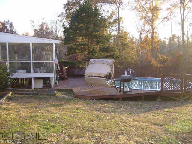 4904 Poplar Ridge Road Trinity, NC 27370 - Photo 4 of 8 Other. View of deck & pool from back yard