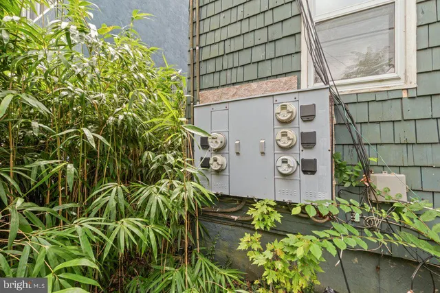 a view of a door of the house