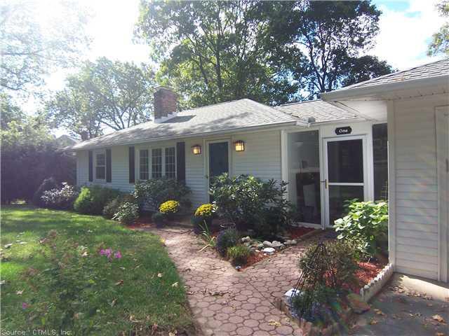 1 Bracewood Road Waterbury, CT 06706 - Photo 1 of 1 a front view of a house with garden