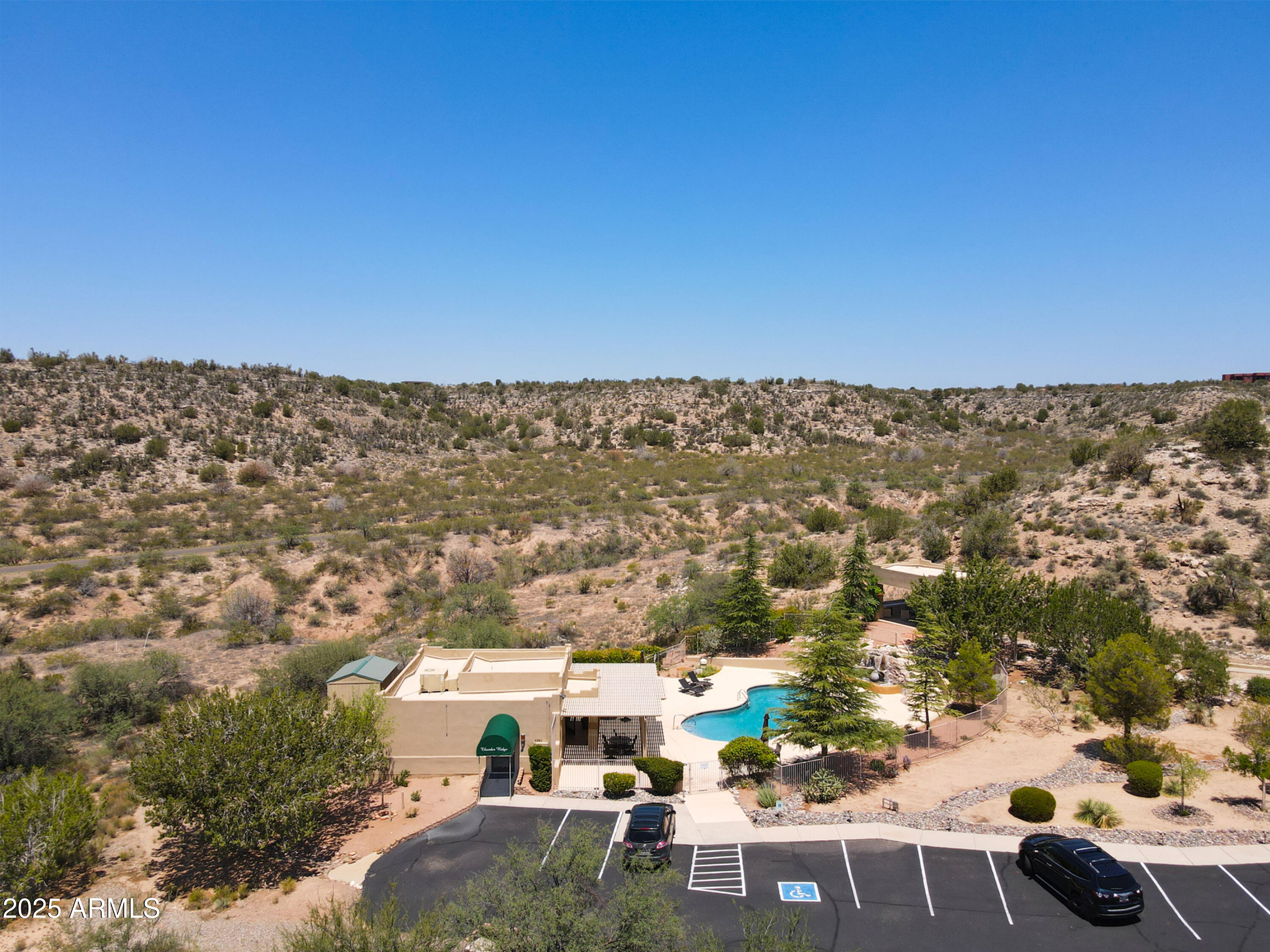 4890 North Falcon View Drive, Unit 154 Rimrock, AZ 86335 - Photo 9 of 9 an aerial view of a city with lots of residential buildings