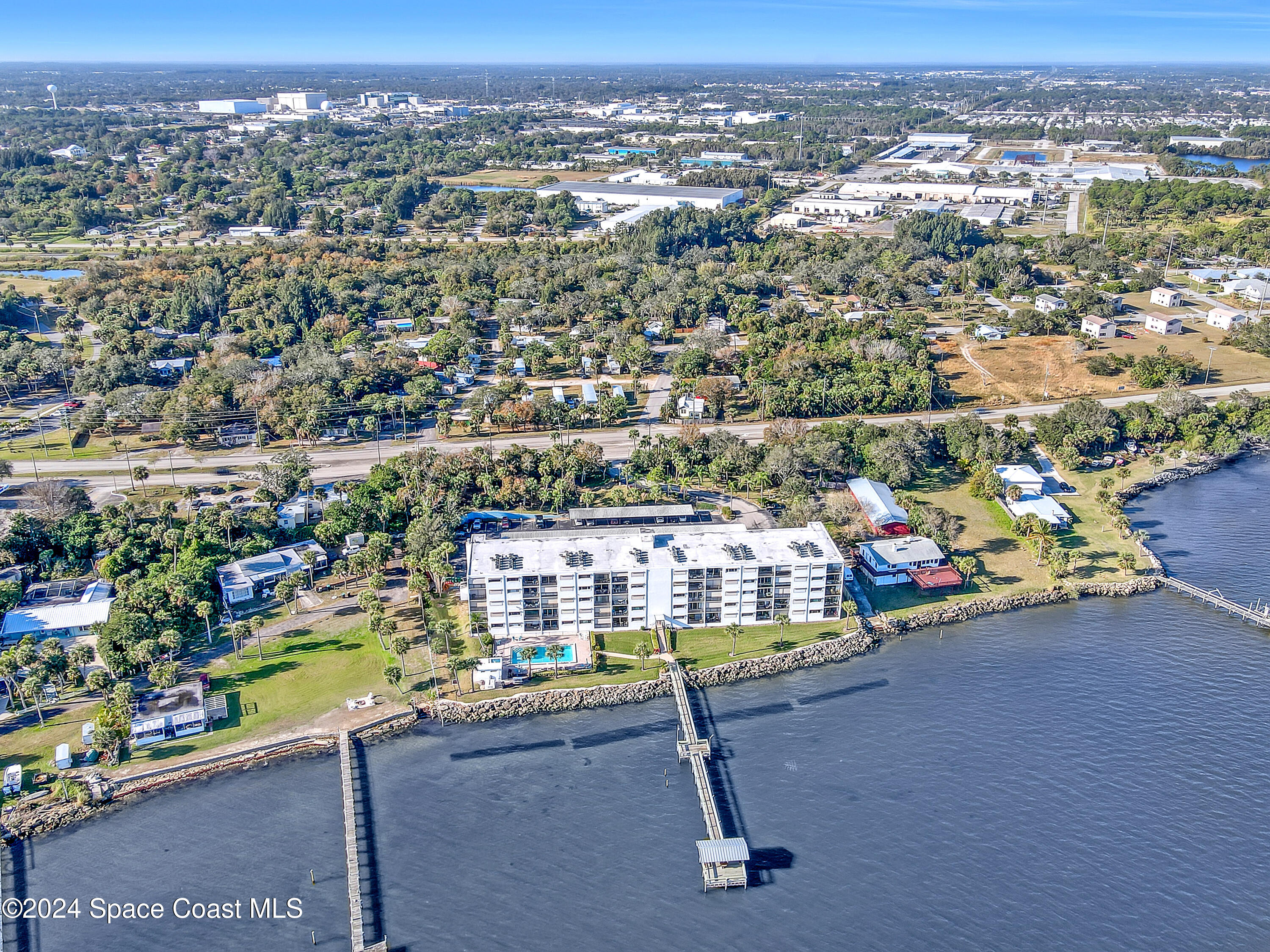 3901 Dixie Highway Northeast, Unit 209 Palm Bay, FL 32905 - Photo 29 of 49 an aerial view of a city