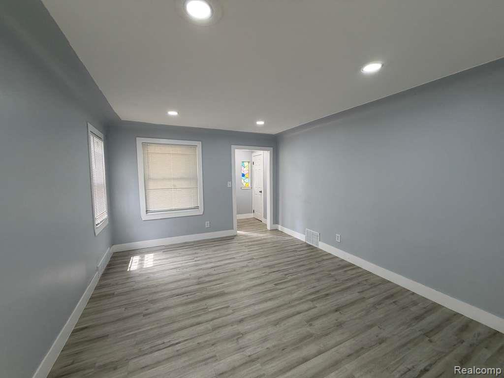 7416 Heyden Detroit, MI 48228 - Photo 5 of 16 Unfurnished room with recessed lighting and light wood-style floors