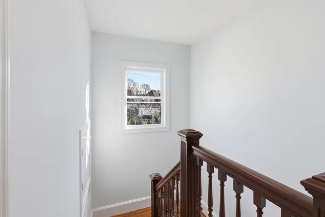 a view of entryway with stairs