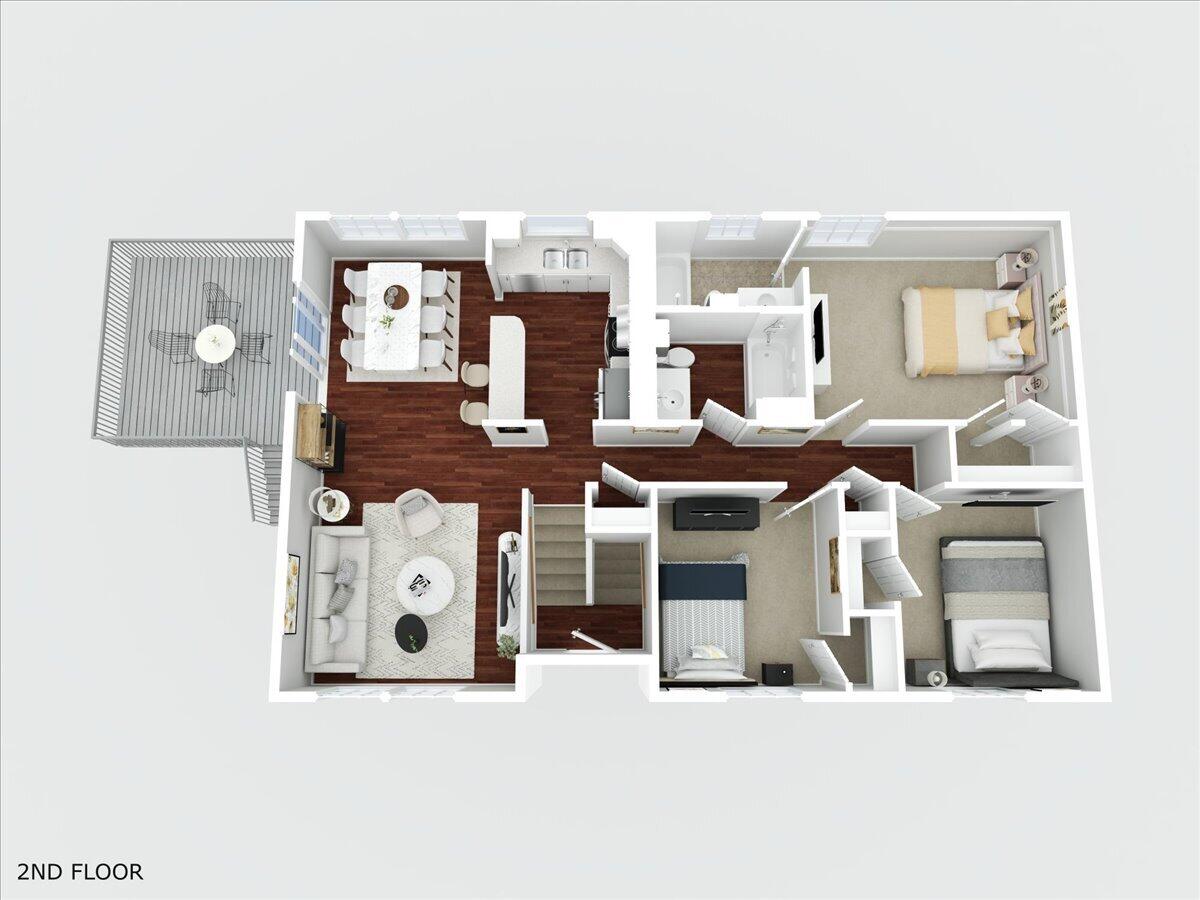 5957 Plantation Road Roanoke, VA 24019 - Photo 29 of 30 004-3D Floorplan