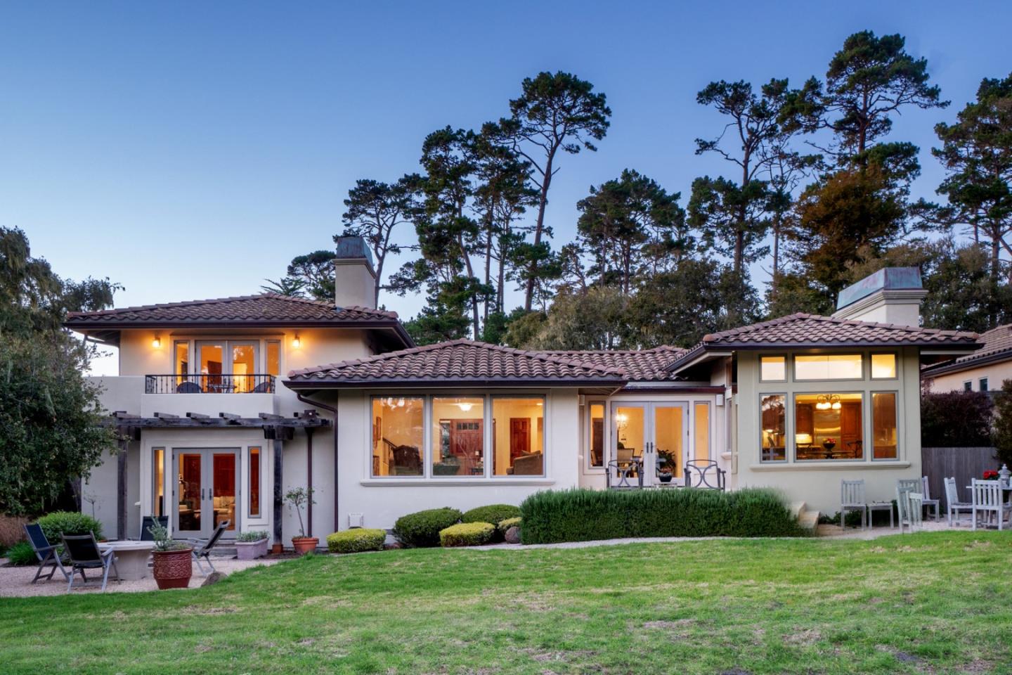 1060 Rodeo Road Pebble Beach, CA 93953 - Photo 2 of 30 a front view of a house with a garden