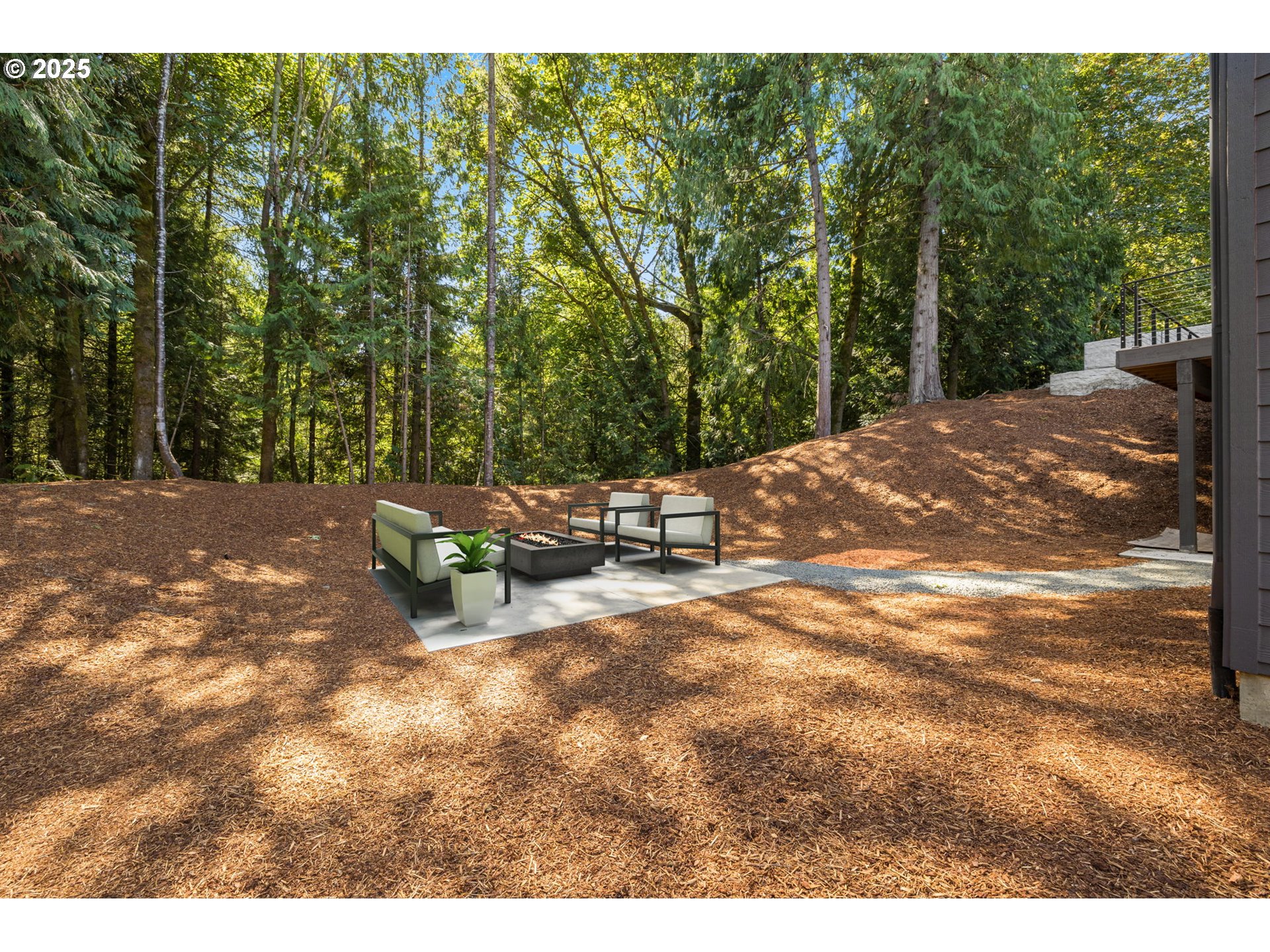 32904 Northwest View Terrace Place Scappoose, OR 97056 - Photo 32 of 34 a view of backyard with outdoor space
