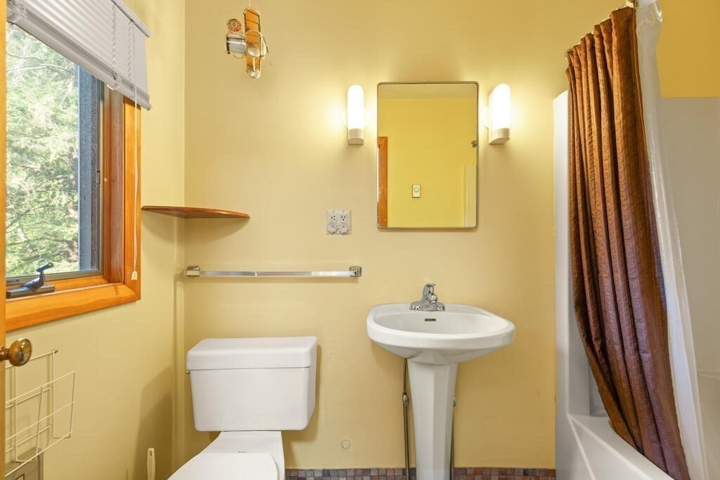 98 Dudley Road Wayland, MA 01778 - Photo 27 of 41 a bathroom with a sink a toilet and shower