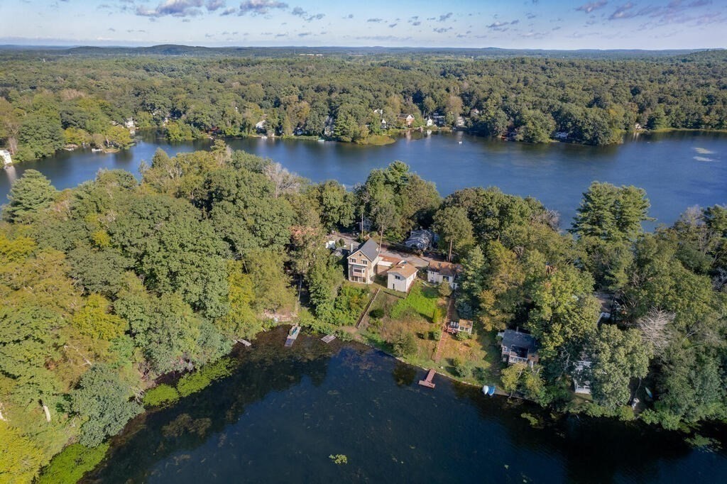 98 Dudley Road Wayland, MA 01778 - Photo 3 of 41 an aerial view of a houses with ocean view