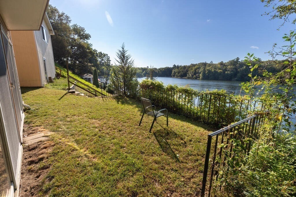 98 Dudley Road Wayland, MA 01778 - Photo 35 of 41 a view of a lake with a outdoor space