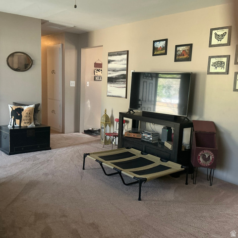 98 Main Street Manila, UT 84046 - Photo 6 of 36 Carpeted living area with neutral wall tones
