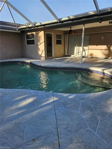 a backyard of a house