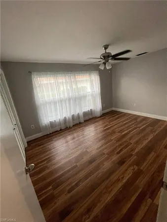 wooden floor in an empty room