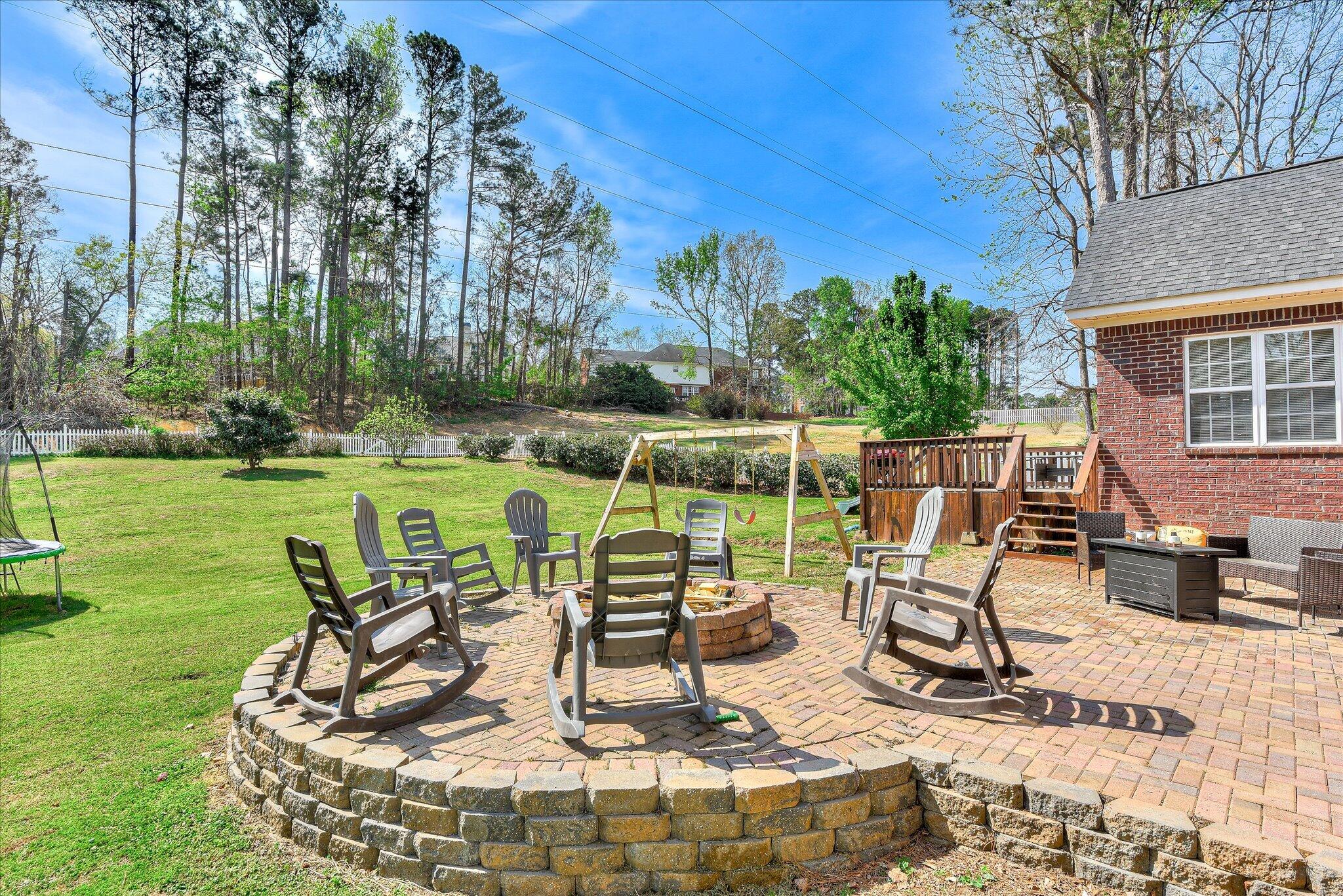 4480 Cape Cod Drive Evans, GA 30809 - Photo 31 of 55 Custom fire pit area designed for gathering and outdoor living