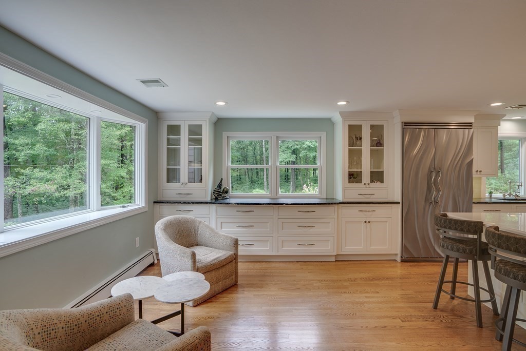 45 Towne Road Boxford, MA 01921 - Photo 25 of 42 a living room with furniture and a large window