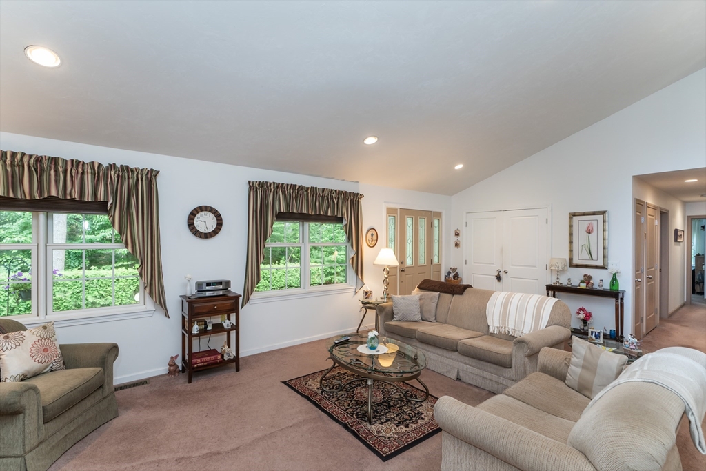 216 Palmer Road Brimfield, MA 01010 - Photo 14 of 25 a living room with furniture and a large window