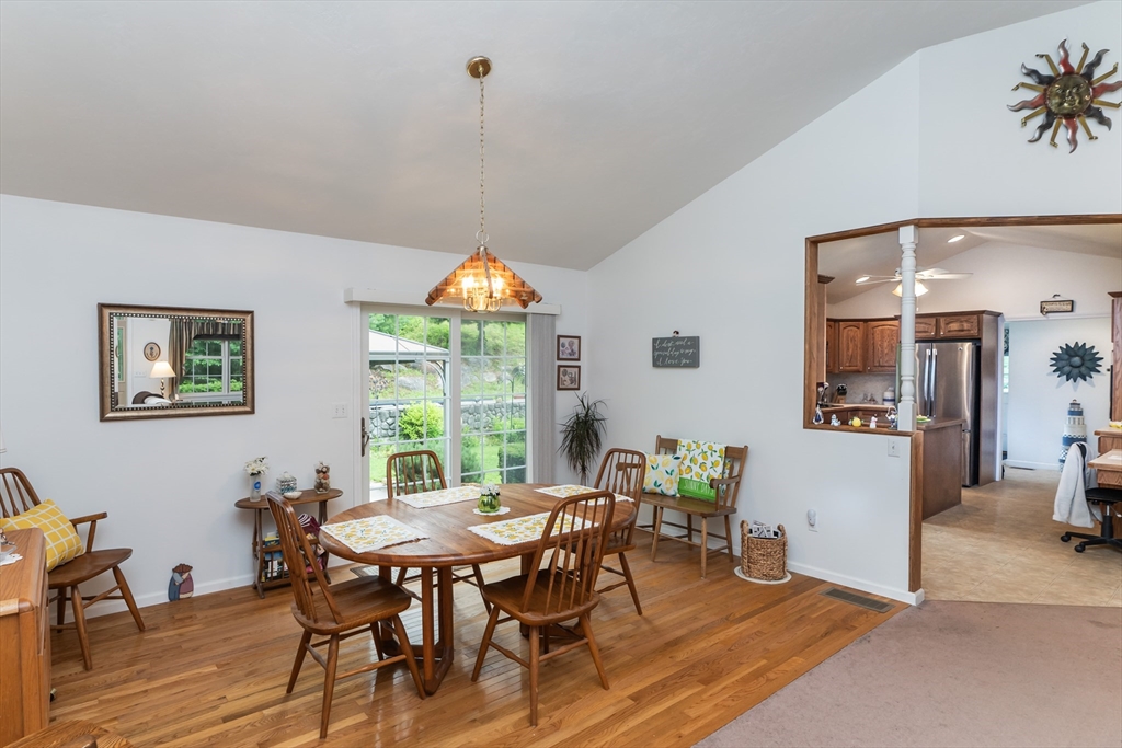 216 Palmer Road Brimfield, MA 01010 - Photo 15 of 25 a view of a dining room with furniture and window