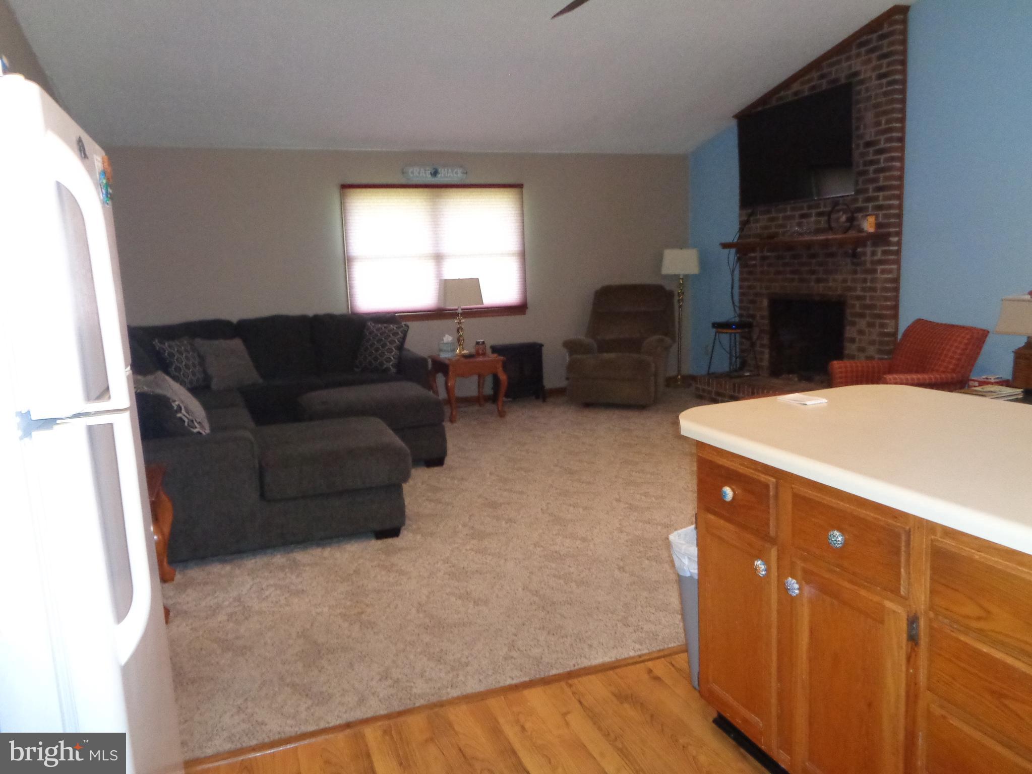 27174 Champ Wharf Road Princess Anne, MD 21853 - Photo 16 of 32 a living room with furniture a fireplace and a flat screen tv