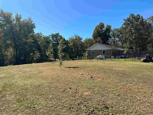 a house view with a outdoor space