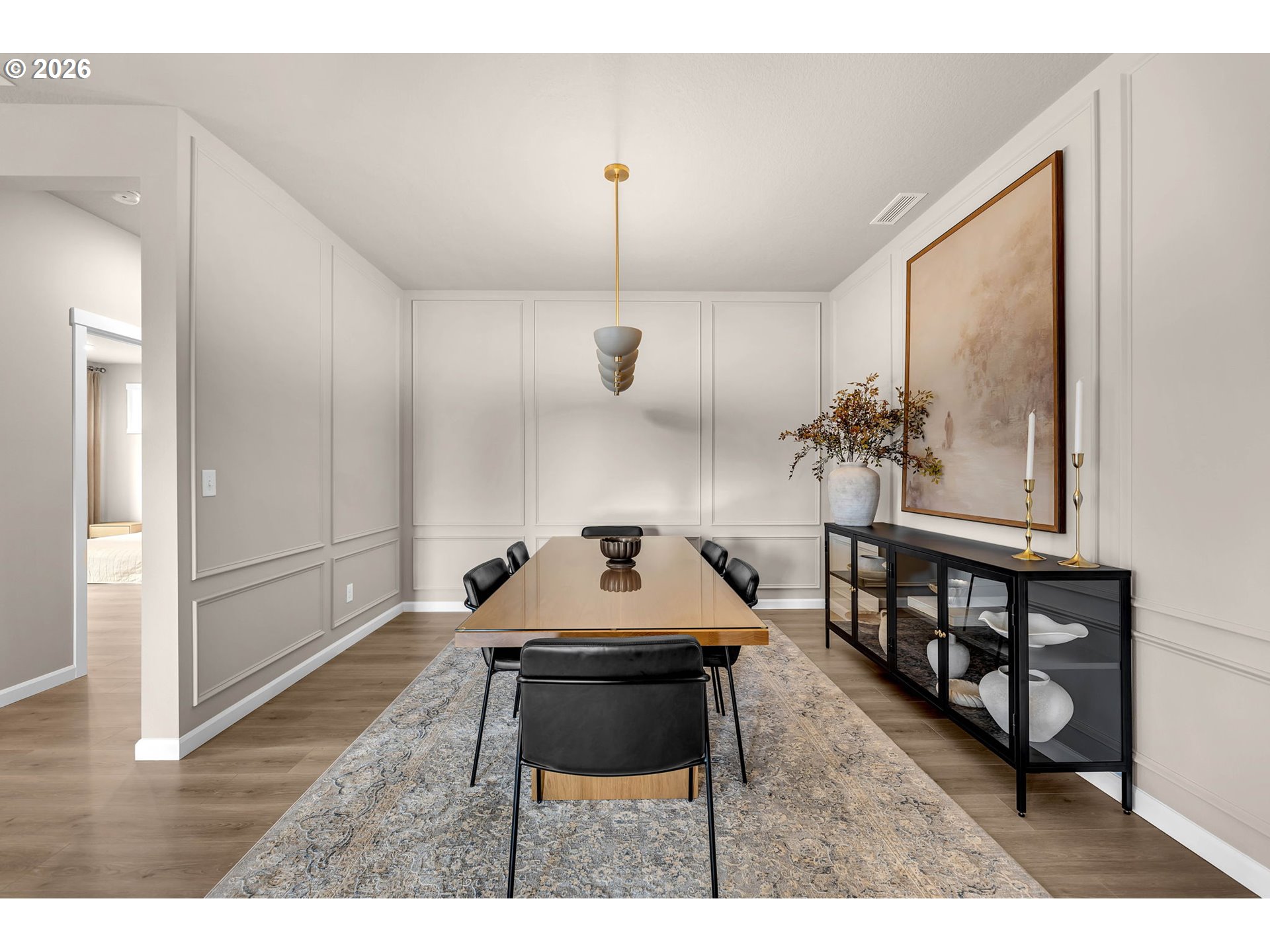 2814 Northwest 8th Place Battle Ground, WA 98604 - Photo 11 of 41 a dining room with furniture and a chandelier