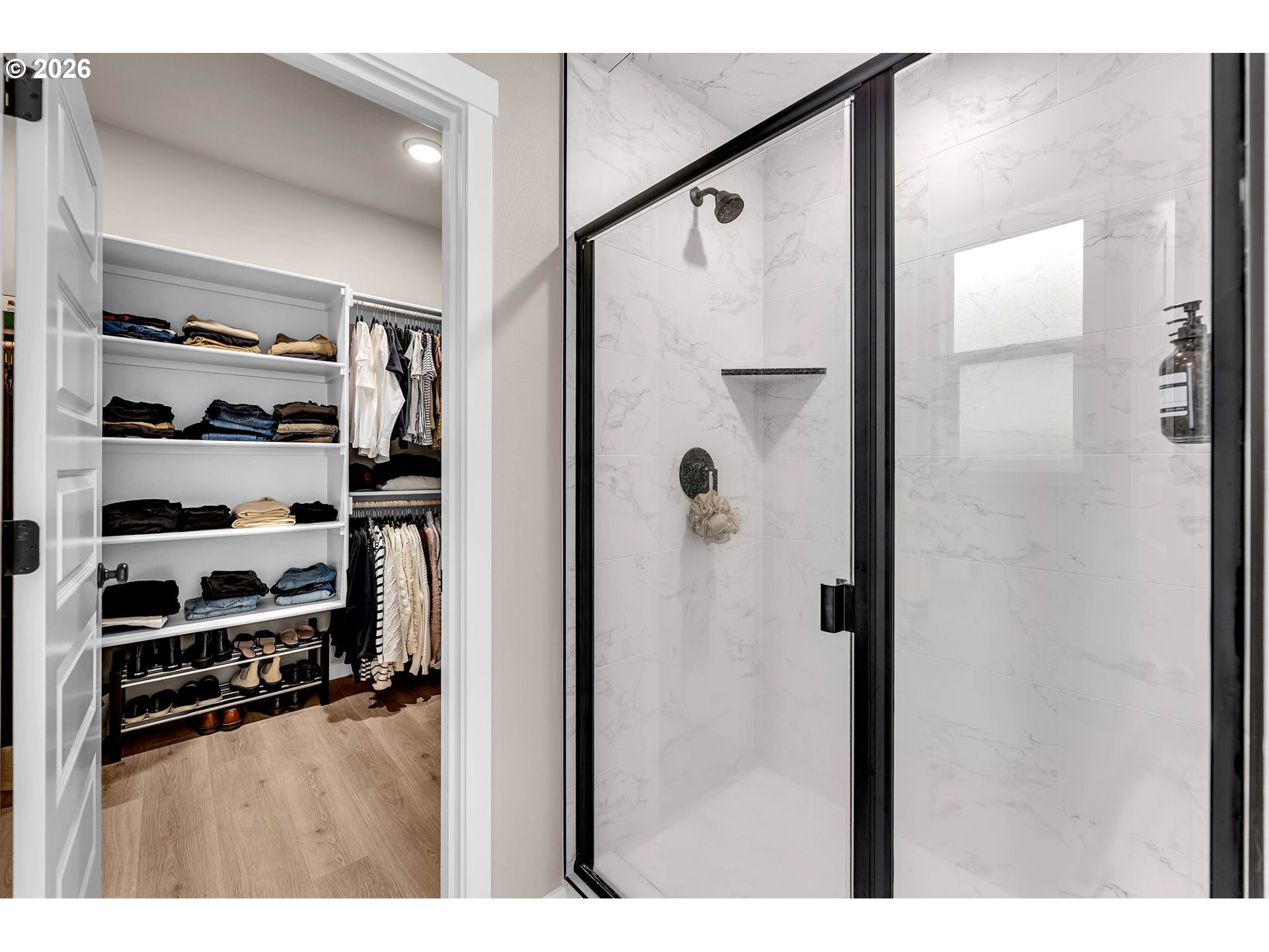 2814 Northwest 8th Place Battle Ground, WA 98604 - Photo 33 of 41 a bathroom with a shower and a sink