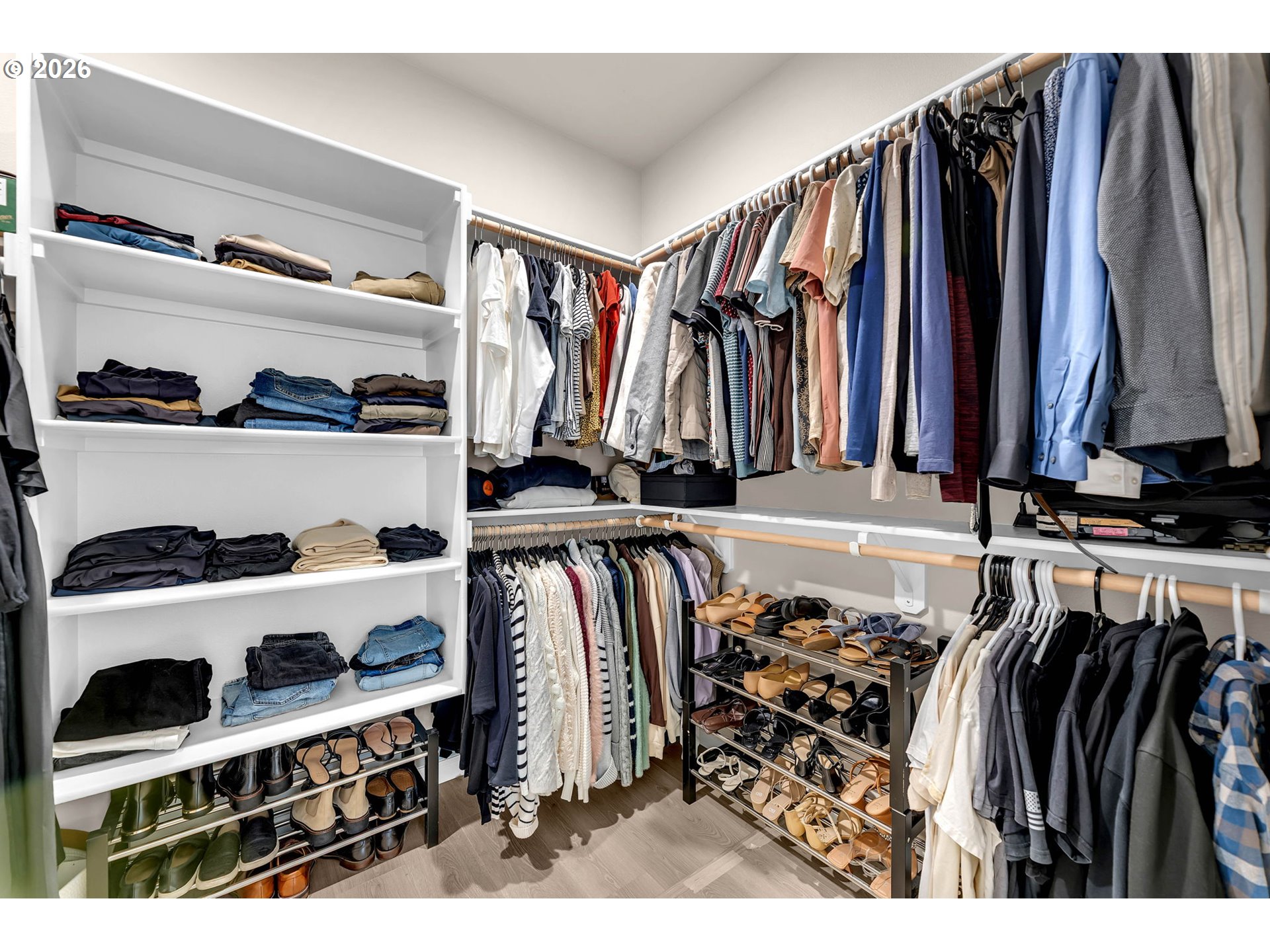 2814 Northwest 8th Place Battle Ground, WA 98604 - Photo 34 of 41 a view of walk in closet with clothes and shoes