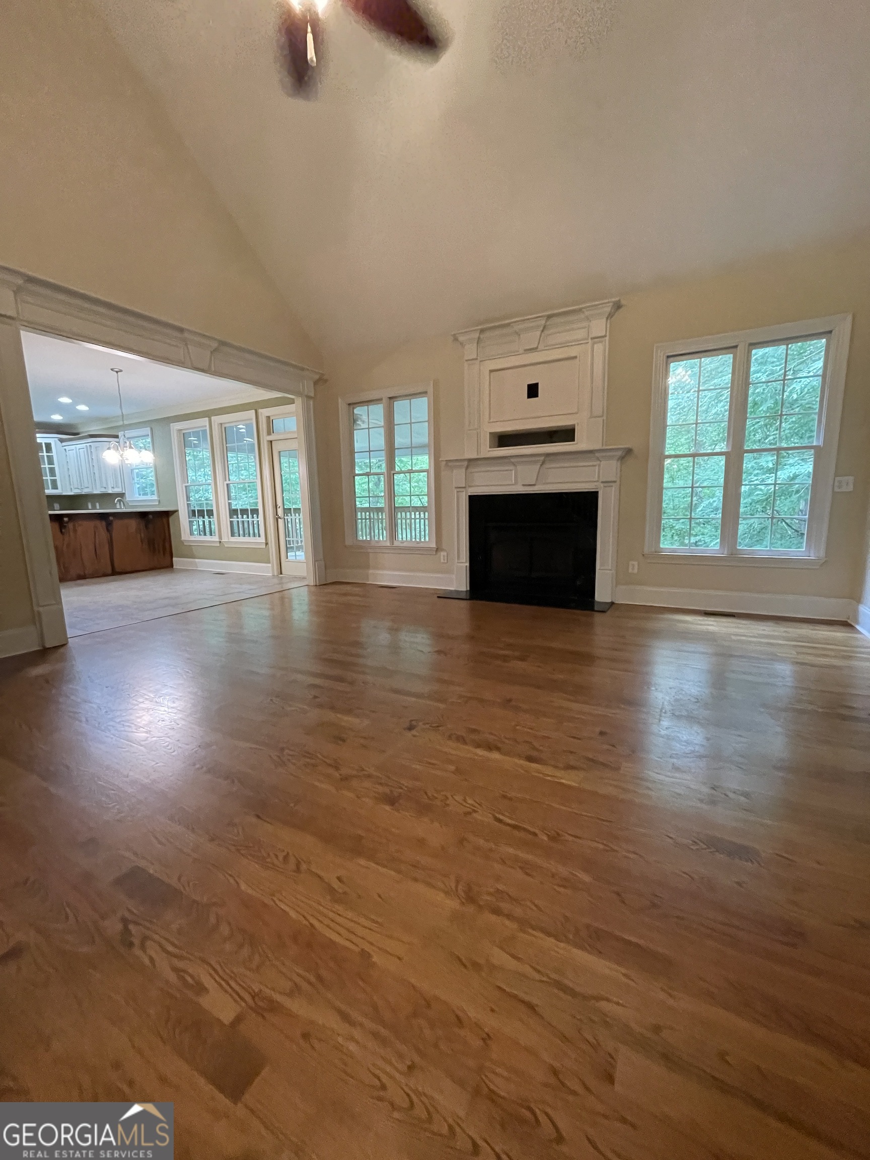 3910 Barnett Shoals Road Athens, GA 30605 - Photo 6 of 30 an empty room with windows and fireplace