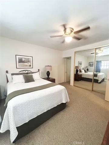 a living room with furniture and a area