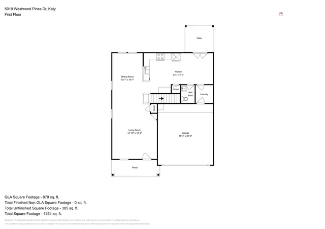 $2,200 | 5019 Westwood Pines Drive, Katy, TX 77449