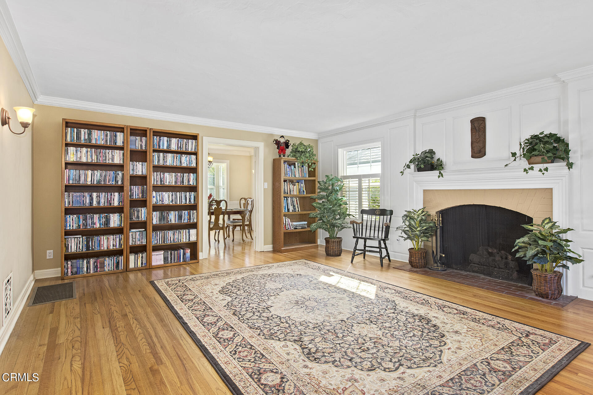 3320 Yorkshire Road Pasadena, CA 91107 - Photo 6 of 26 a living room with a large fireplace