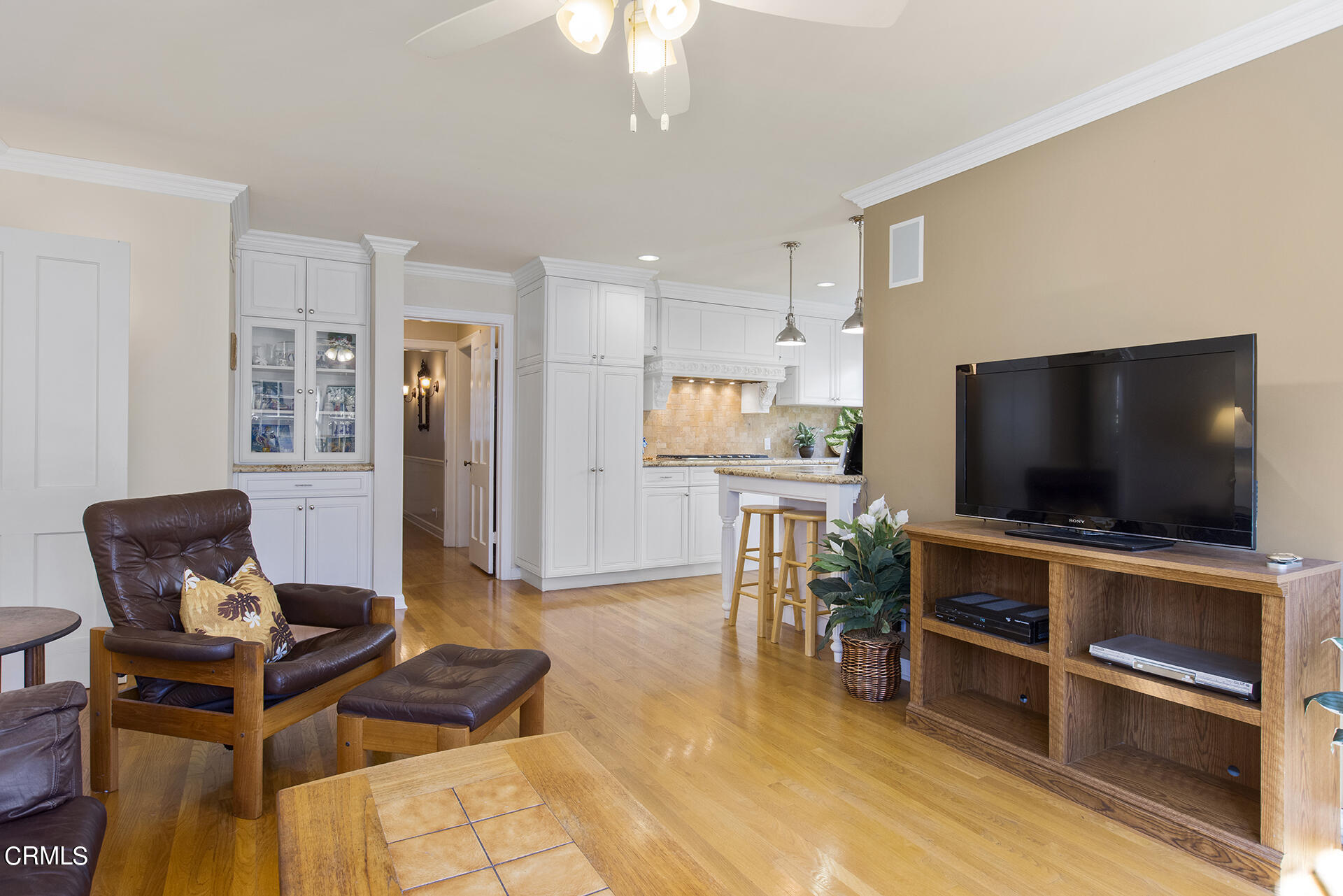 3320 Yorkshire Road Pasadena, CA 91107 - Photo 10 of 26 a living room with furniture and a flat screen tv