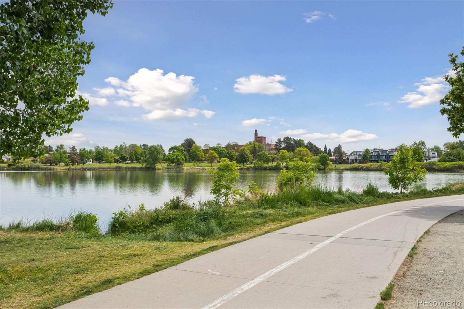 2255 Meade Street Denver, CO 80211 - Photo 25 of 30 a view of a lake from a yard