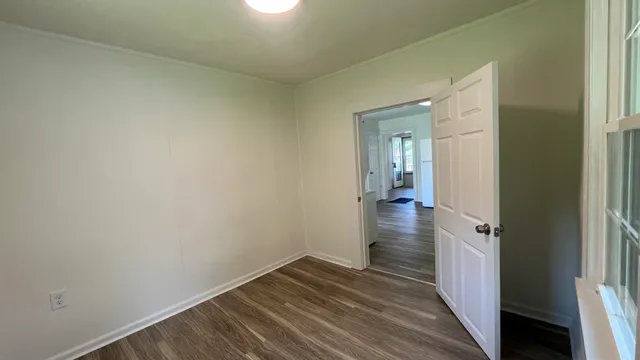 wooden floor in a gallery