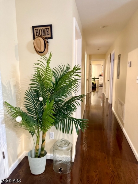 575 Hawthorne Avenue Newark, NJ 07112 - Photo 6 of 14 a hallway with a potted plant and a large window