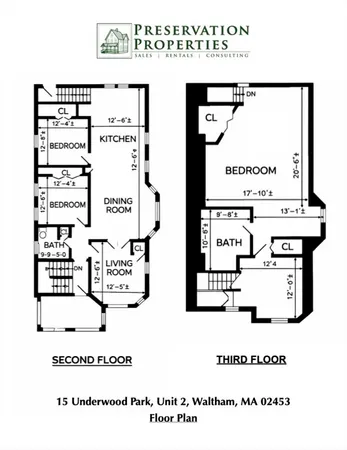 $695,000 | 15 Underwood Park, Unit 2, Waltham, MA 02453