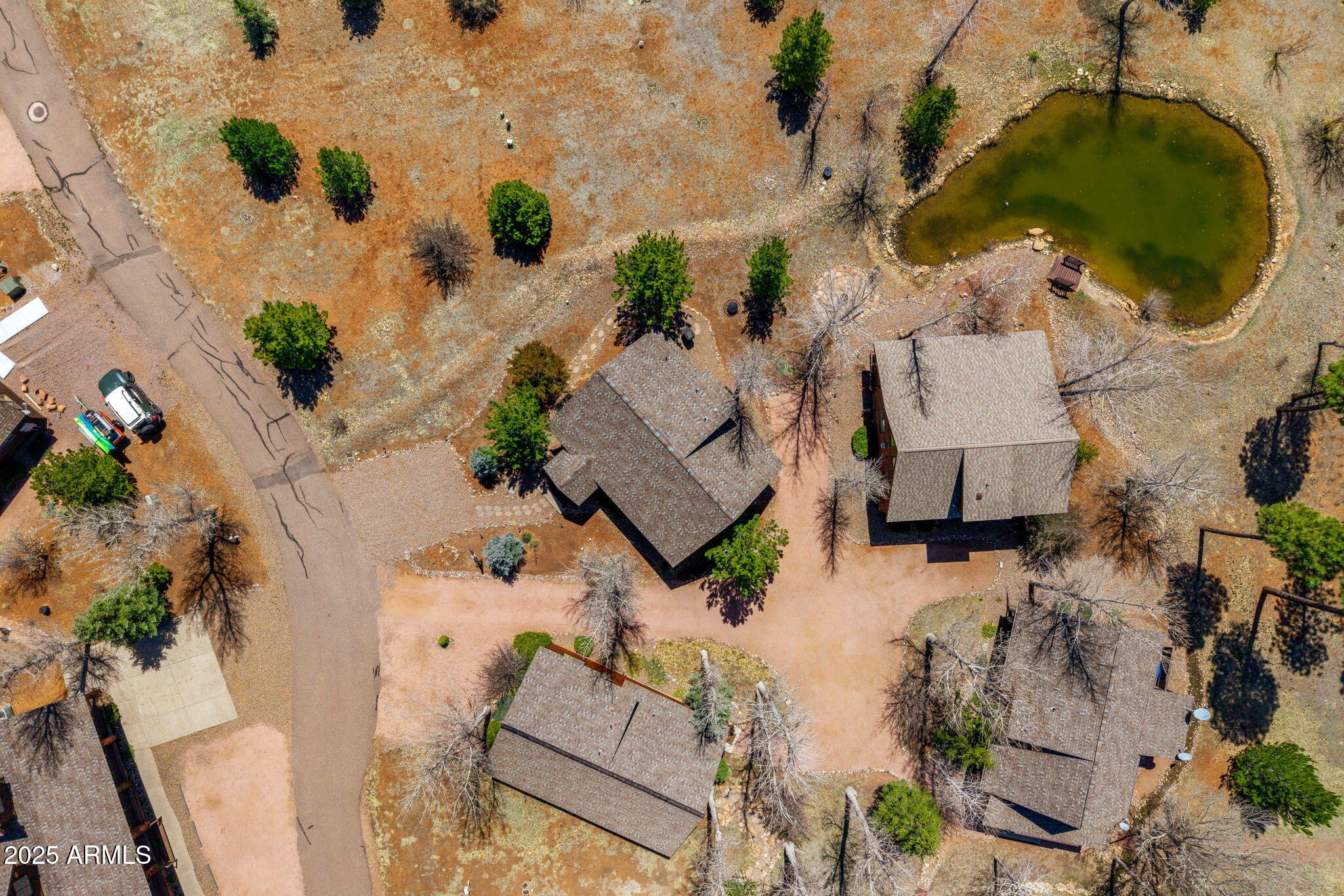 2300 Overgaard Springs Loop Overgaard, AZ 85933 - Photo 46 of 48 an aerial view of a house with outdoor space