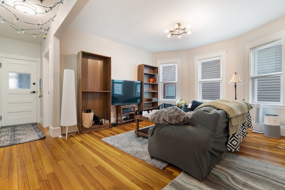 24 Buttonwood Street Boston, MA 02125 - Photo 19 of 42 a living room with furniture and a flat screen tv