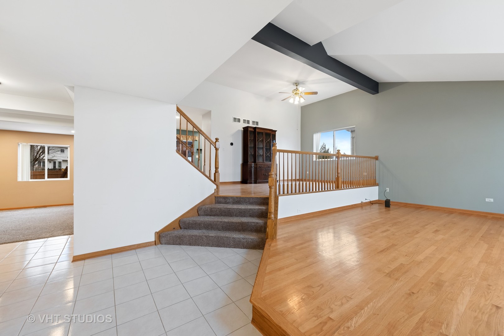 5201 Brighton Lane Plainfield, IL 60586 - Photo 3 of 18 a view of a hallway with staircase