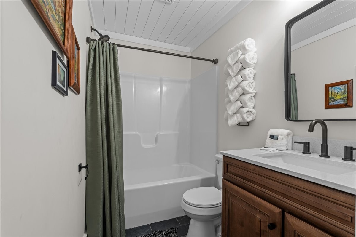 450 Flat Branch Road Tracy City, TN 37387 - Photo 40 of 57 a bathroom with a sink toilet and shower